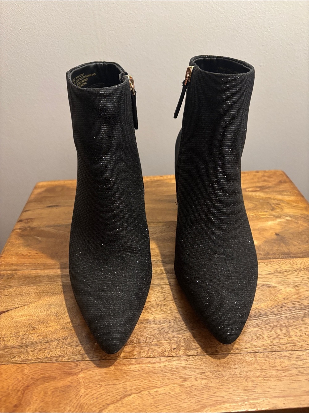 Kate Spade Giselle Glitter Pointed Toe Ankle Booties